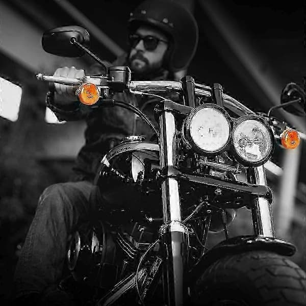 Motorcykel Blinklys Krom Vandtæt til Bobber (4 stk.)