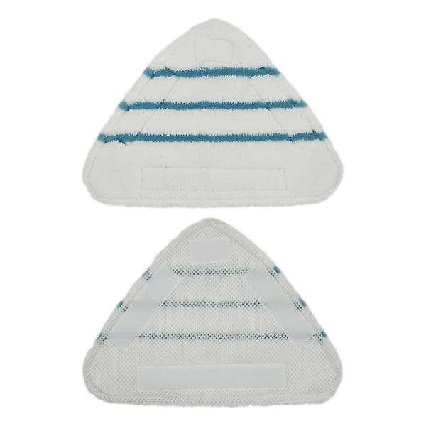 3 stk. dampmopp erstatningsputer trekant vaskbar klut rengjøring gulv mikrofiber pad dampmopp passer