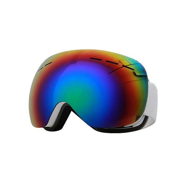 1 Set Snö Skidglasögon Dubbla Lager UV-skydd Justerbar Rem Vinter Anti-dimma Snö Skidglasögon För Utomhusbruk 6