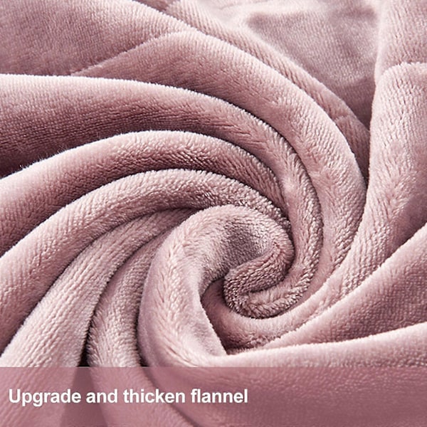 Oppvarmet Elektrisk Teppe, USB Elektrisk Teppe Dobbel Varmt Hjemmeutstyr, Slitesterk Sengvarmer Termostat, for Langvarig Kontorarbeid, Camping, Fotturer Pink