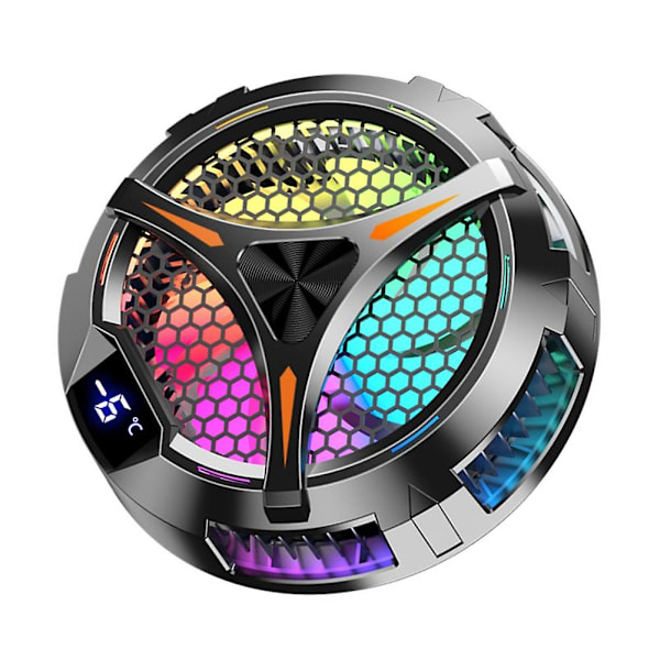 X42 Tabletin Jäähdytin RGB Värikäs Valaistus 10cm Magneettinen Puolijohdejäähdytin