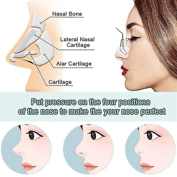 Nose Up Lifting Shaping Shaper Orthotics Clip Beauty Nose Bantning Massageapparat Rätningsklämmor