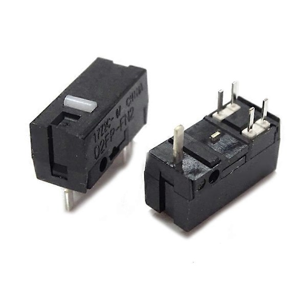 2 Stycken Strike Light Mus Mikro Switch Möss - Mikro Knapp D2FP-FN2 för ASUS ROG Gladius III AimPoint 36K 80 Miljoner
