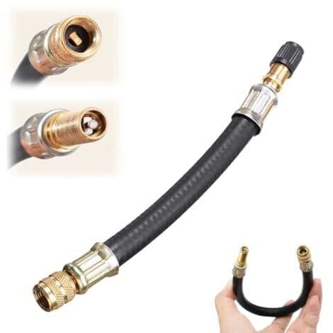 Bilventilforlænger, cykelventiladapter, bilventilforlænger, ventiladapter med universel ventilhætte til biler, lastbiler, motorcykler,