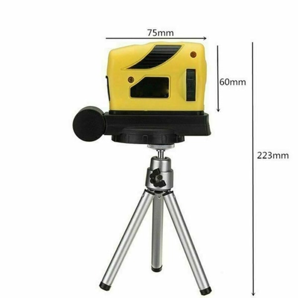 4-in-1 Laser-vatupassi, vesivaaka, ristilinjalaser