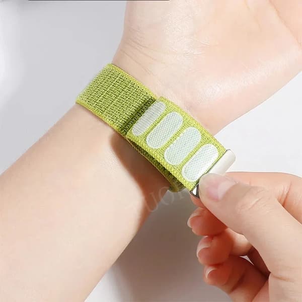 22 mm sportarmband i nylon för smartklocka, snabbkoppling