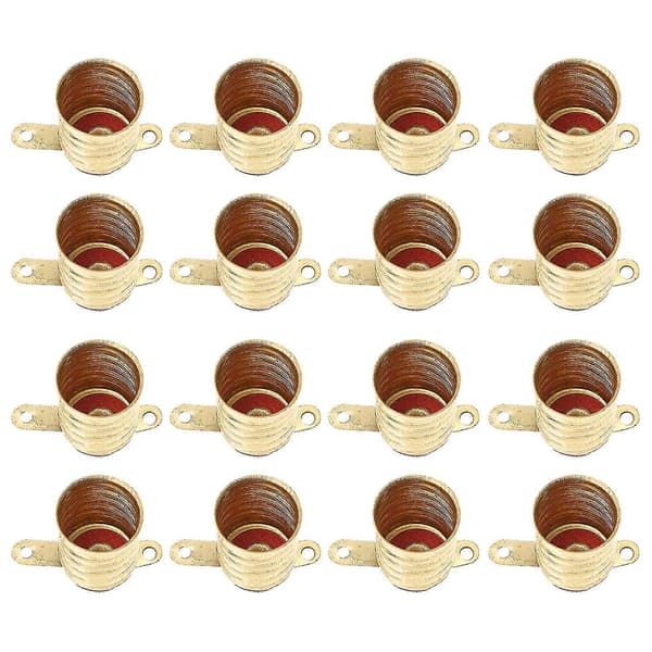25 stk. Pæresokkel E10 Lysadapter E10 Lampefod Pærebaseadapter Miniature Lampefod