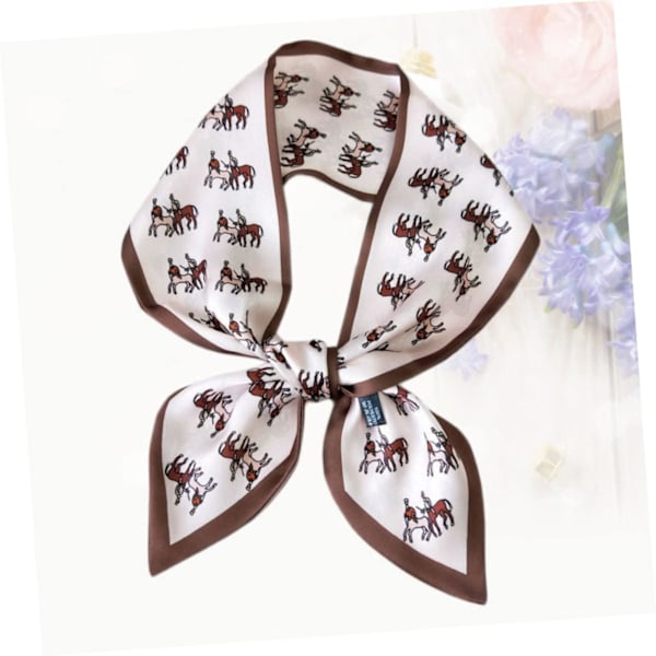1 st Creative Stylish Kvinna Handväska Tryck Mode Armband Rosa Tillbehör Hårband Scarves Halsduk Sjal