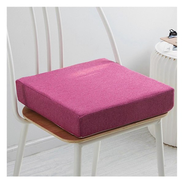50*50cm Svamppute Høy Elastisitet Personlig Tilpasset Pad For Kontorer Sofaer Bokhandler Neon Violet Square