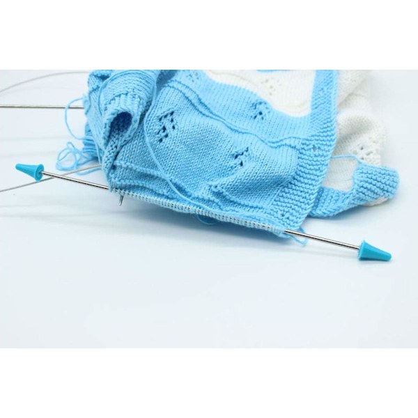 30 stk Fargerike Strikkepinnerbeskyttere for Strikking, Quilting, DIY Kunst og Syarbeid