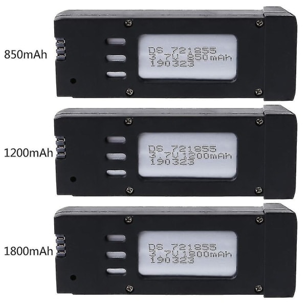 3.7v 1200mah 1800mah 850mah litiumbatteri E58 fjärrkontroll drönare antenn reservdelar