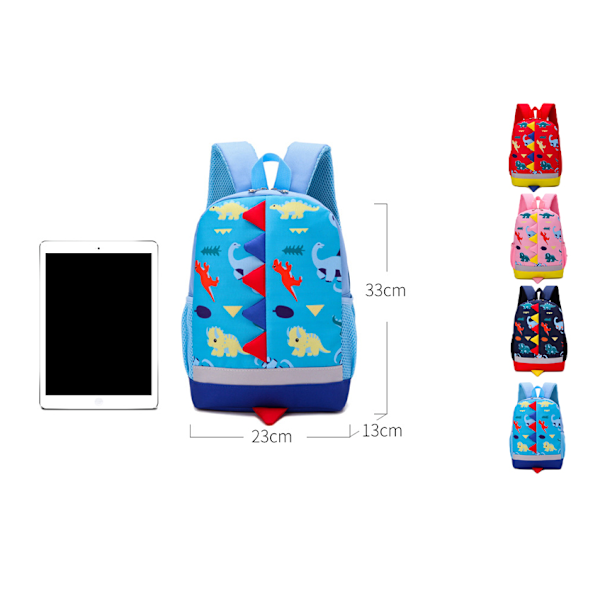 Barn Ryggsäck Dinosaurie Ryggsäck Barn Ryggsäck Förskola Ryggsäck Barn Ryggsäck Flickor Pojkar Ryggsäck Skolväska Red