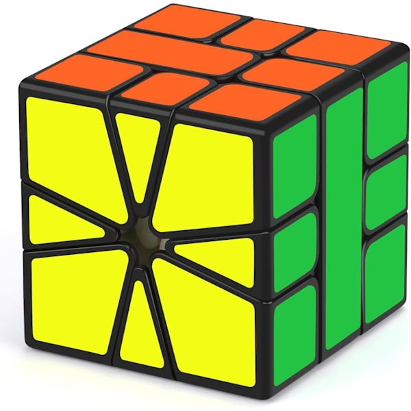 Rubiks kube Square 1 Speed Black Cube, Svinger jevnt Peri har nok friksjon til å holde lagene på plass