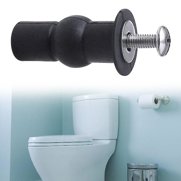 1 Sarja WC-istuimen saranoiden sokkoreikäkiinnikkeitä Laajenevat mutterit Yläkumikruunut Ruuvit