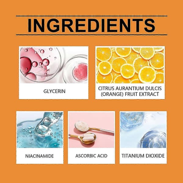 C-vitamiini SPF-kosteusvoide - Kirkastava, Kevyt, Ulkoilun Ihonsuoja