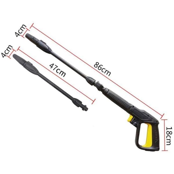 Högtrycksvattenpistol med variabel jetpistol och roterande pistolmunstycke för Kärcher K2-K7
