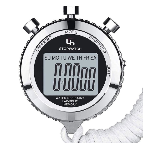 Metal Stopur Memory Ur Til Daglig Digital Timer