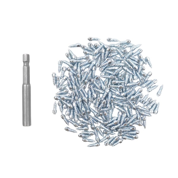 100 stk Skru inn Dekk Pigger Karbid Skruer Snø Dekk Pigger Anti Skli Pigger for Sykler Scootere Motorsykkel ATV Motorsykkel 4x12mm Optional