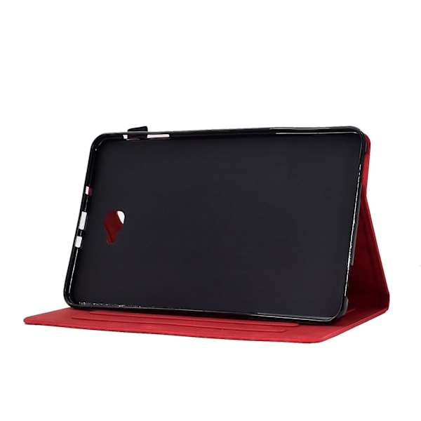 För Samsung Tab A 10.1 T580/T585 (2016) präglad platt Samsung Galaxy Tab A 10.1 (201 Red