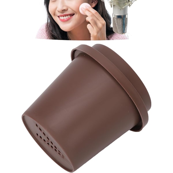 5 stk. Kosmetisk Puff Rejsetaske Pudder Puff Opbevaringsboks Makeup Svampe Stativ Makeup Blandingssvampe Beholder til Puff Opbevaring