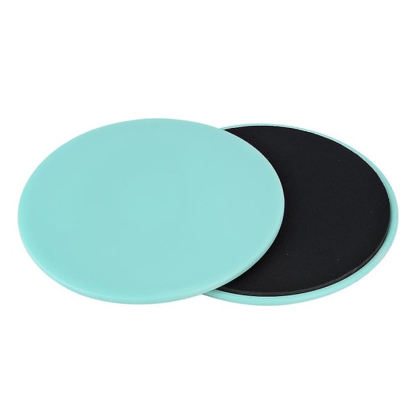 2pcs Exercise Sliding Gliding Disc Fitness Core Slider Sport Full Body Workout (light Green)