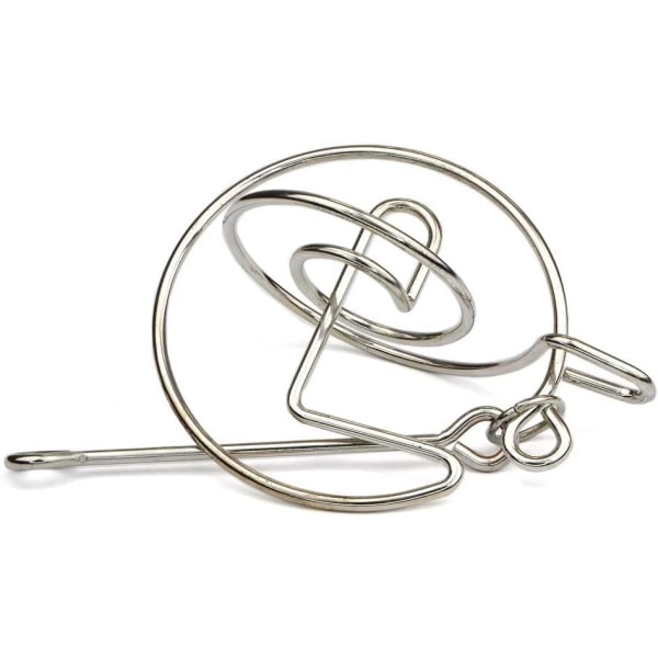 Puzzle Art. Saturns Ringe - Metal Puzzle - Sværhedsgrad 4/6 Ekstrem - Trådpuslespil - Rejsendes Samling