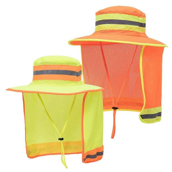 Ranger-lippis, korkea näkyvyys, kaulahuppu, heijastava turvallisuuslippis Orange
