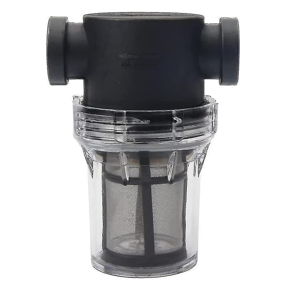 Inline Sil 1/2 tum, Inline Vattenfilter med 100 Mesh Rostfritt Stålfilter, Högt Vattenflöde