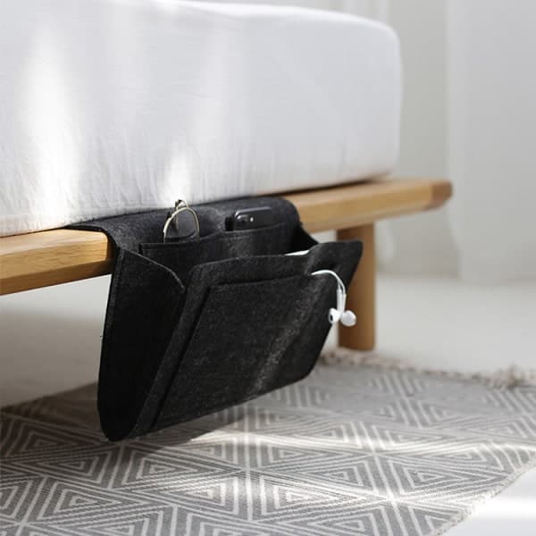 Oppbevaringslomme for seng eller sofa (2-pakning)