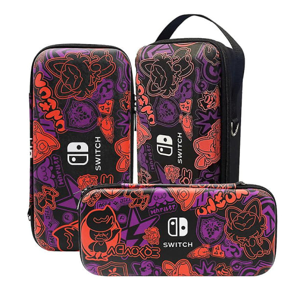 Nintendo Switch/lite Scarlet And Violet Förvaringsväska, Skyddande Hårt Skal, Fodral för Nintendo Switch OLED-tillbehör
