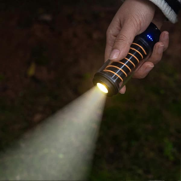 Telt Ambient Lys Bærbar Natlampe til Nødsituationer Black Bundle