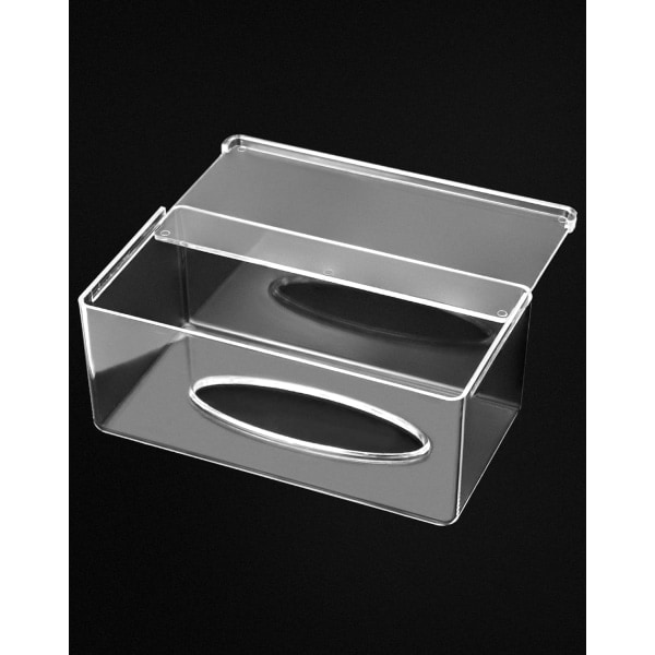 Akryl servietbeholder, servietholder, servietdispenser, transparent, placeres i soveværelset, badeværelset, stuen
