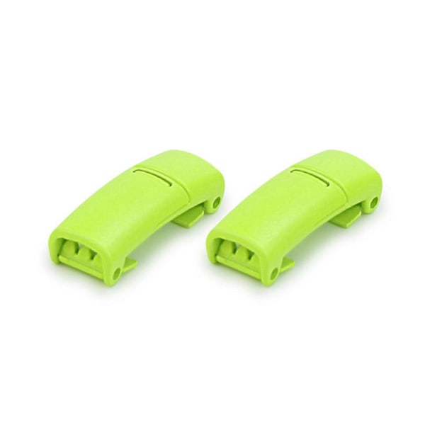 2 stk Lazy Magnetiske Metal Snorspænder Snøreløse Snorspænder Knapper Børn Voksne - SNNGV Green