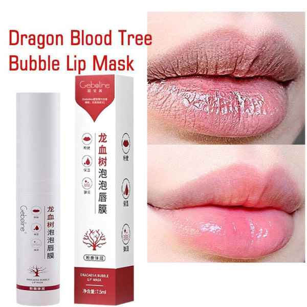 Dragon Blood Tree Bubble Lip Mask Dead Skin Re mover Lip Scrub