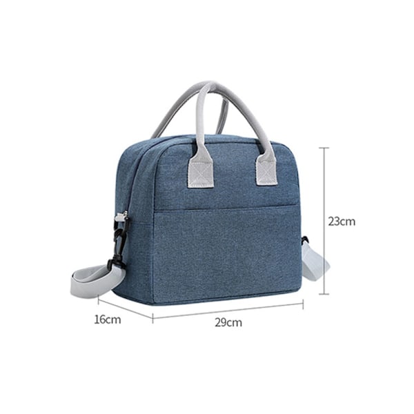 Lunch Bag Student Thermal Lunchbox RED red