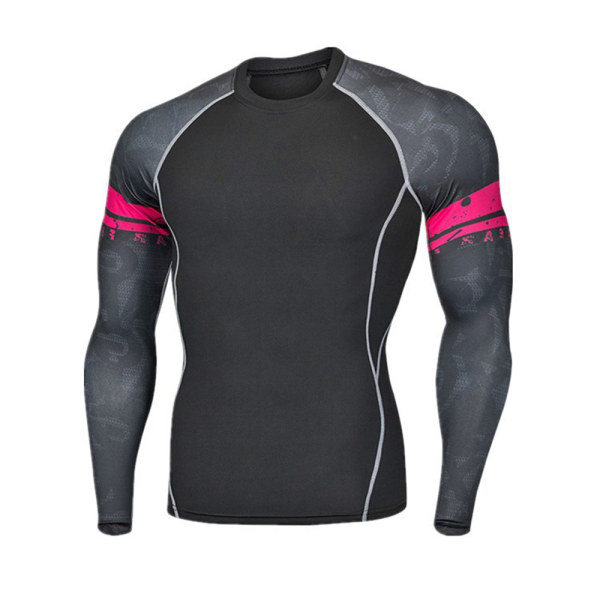 Fitness för män Sport Löpning Yoga Sport Jogging Sportbyxor black grey XL zdq