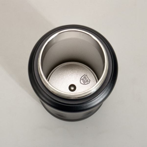 316 rustfrit stål stor kapacitet isolering kop mænd og kvinder halm sport vandflaske Sort 800ML