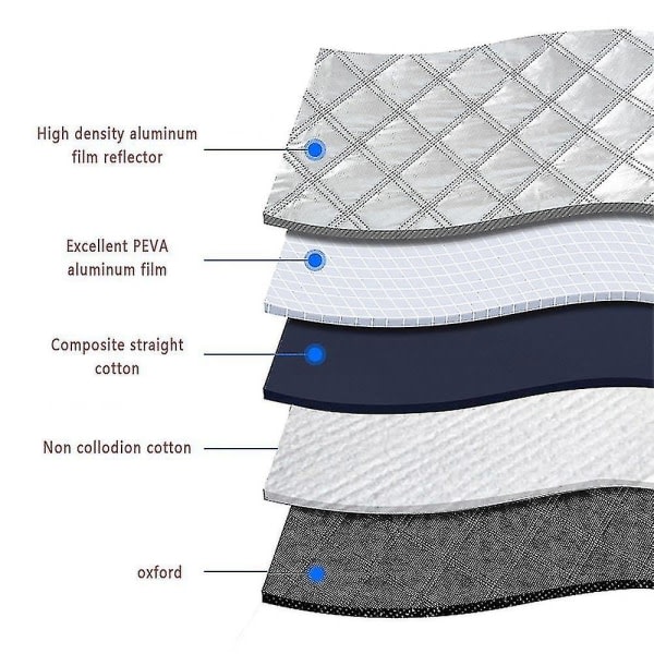Vinter Bil Vindruta Cover Multi Purpose Auto Solskydd Front Vindruta Skydd