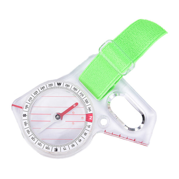 Thumb Compass Elite Competition Orienteringskompass Portable C Hvit