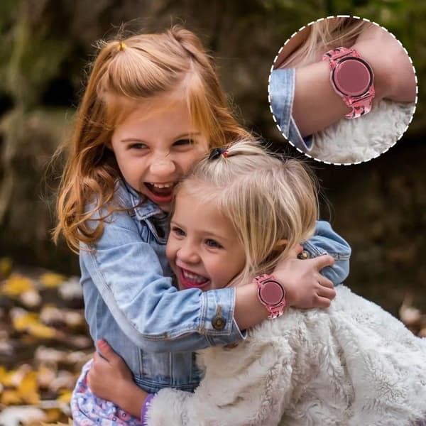 Børneurrem Børne GPS-armbånd TRANSPARENT transparent
