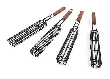 Set med 2 matchande non-stick grillkorgar 150