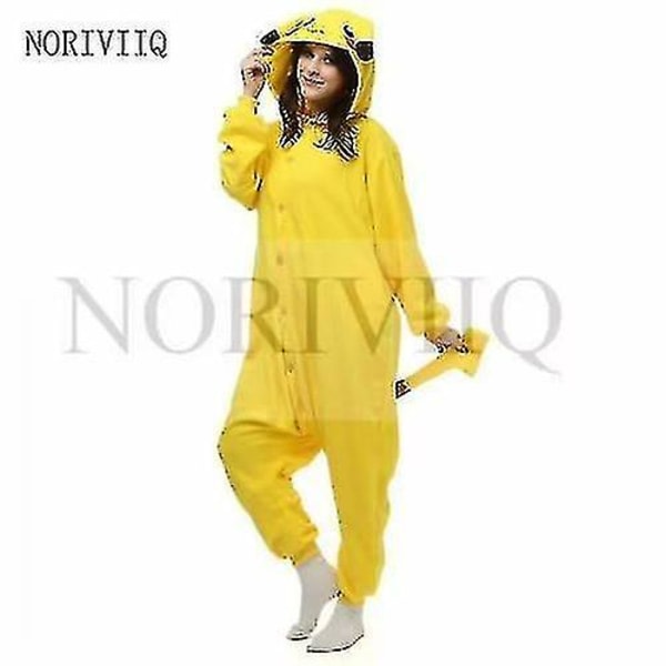 Unisex vuxendjur Onesie1 Anime Pyjamas Kigurumi Jul Maskeraddräkt Xmas Pikachu