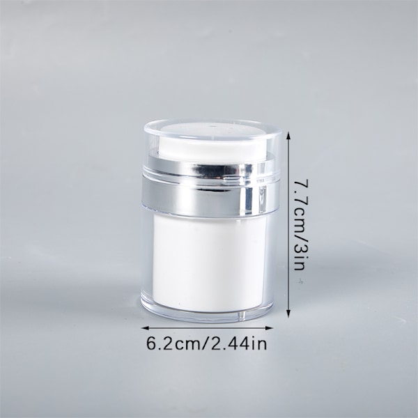 15/30/50ml Tyhjiöilmatiiviit pumppupurkit Kosmeettinen säiliö 50ML
