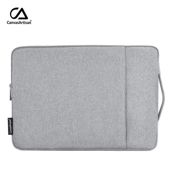 Laptopväska datorfodral / fodral till bärbar dator ljusgrå 15 tum 15 tum