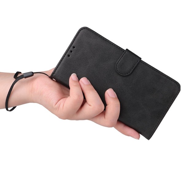 SKALO Samsung A35 5G PU-Læder Pung Etui - Flere farver Black Svart