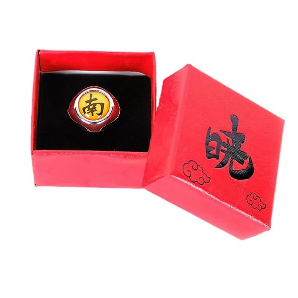 Naruto Ninja Akatsuki Ring presentförpackning Stil A