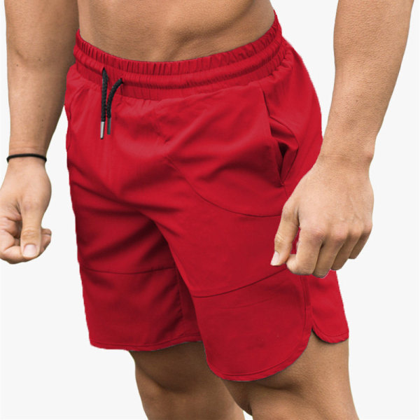 Simshorts för män Quick Dry Board Shorts Badkläder Badkläder Badkläder röd—XXL zdq