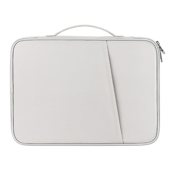 Laptopväska för affärer, bärbar datorväska för 10,8-12,9 tum, 13 tum Vit White 11 inches