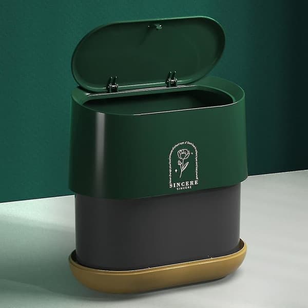Kontor Sminkbord Papirkurv Skrivebord Desktop Mini Bin Affald