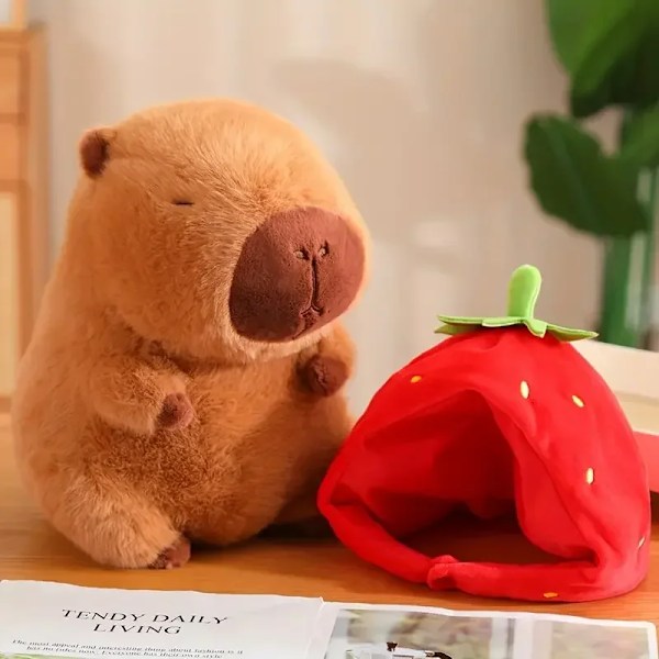 23 cm Capybara Plysch Simulering Capibara Anime Fluffig Leksak Söt Docka Gosedjur Mjuk Docka Plysch Jul Thanksgiving Gåva